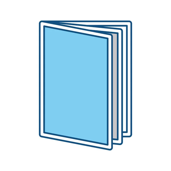 Buch Öffnen Symbol Symbol Vektor Illustration Grafik Design — Stockvektor