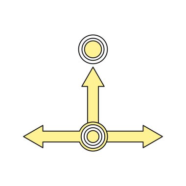 Infographic okları sembol simge vektör çizim grafik tasarım