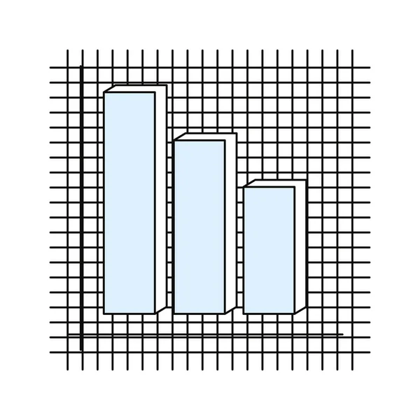 Graphic Stats Layout Icon Vecteur Illustration Graphisme — Image vectorielle