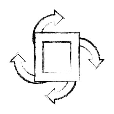 Infographic okları sembol simge vektör çizim grafik tasarım