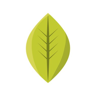 Yaprak çevre sembol simge vektör çizim grafik tasarım