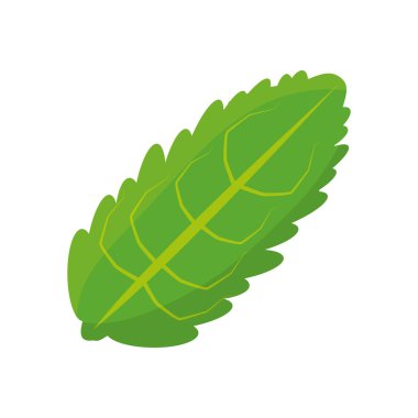 Yaprak çevre sembol simge vektör çizim grafik tasarım