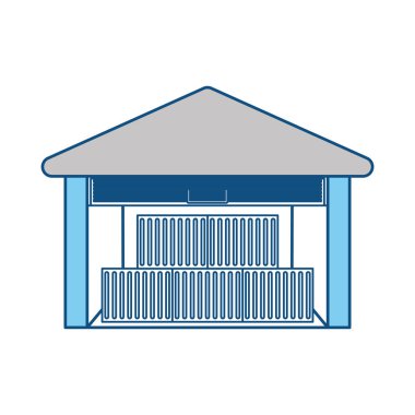 Ambar ışık lamba simge vektör çizim grafik tasarım