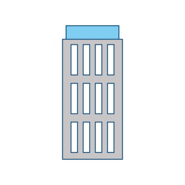 Kentsel kule simge vektör çizim grafik tasarım bina