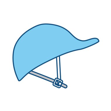 Kask işçi Industrail güvenlik simge vektör çizim grafik tasarım