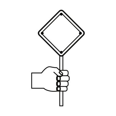 Endüstriyel güvenlik işareti simge vektör çizim grafik tasarım