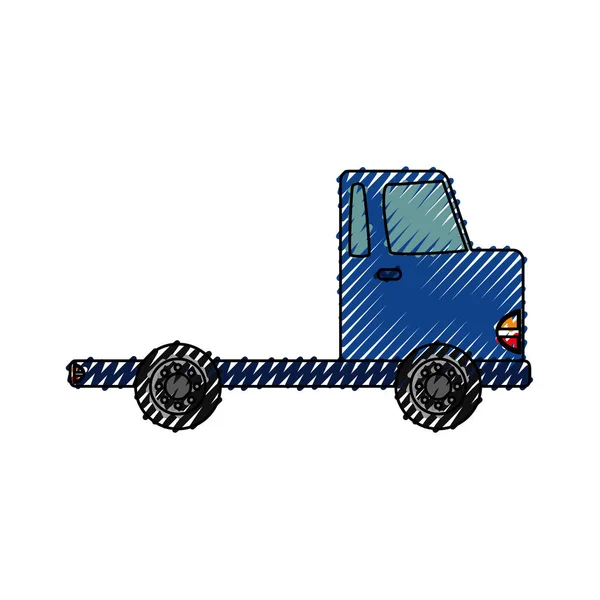 Livraison Camion Cargo Icône Vectoriel Illustration Conception Graphique — Image vectorielle