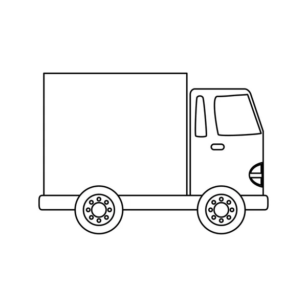 Projeto Gráfico Ilustração Vetor Ícone Caminhão Carga Entrega — Vetor de Stock