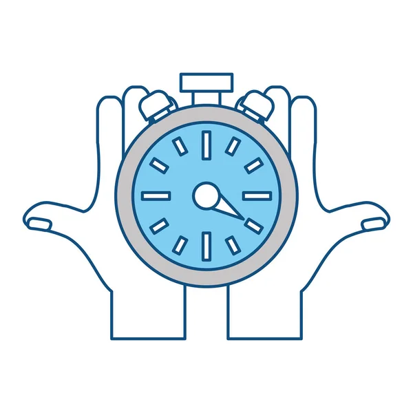 Časovač Watch Symbol Ikonu Vektorové Ilustrace Grafický Design — Stockový vektor