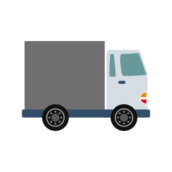 Levering Lading Vrachtwagen Pictogram Vector Illustratie Grafisch Ontwerp — Stockvector