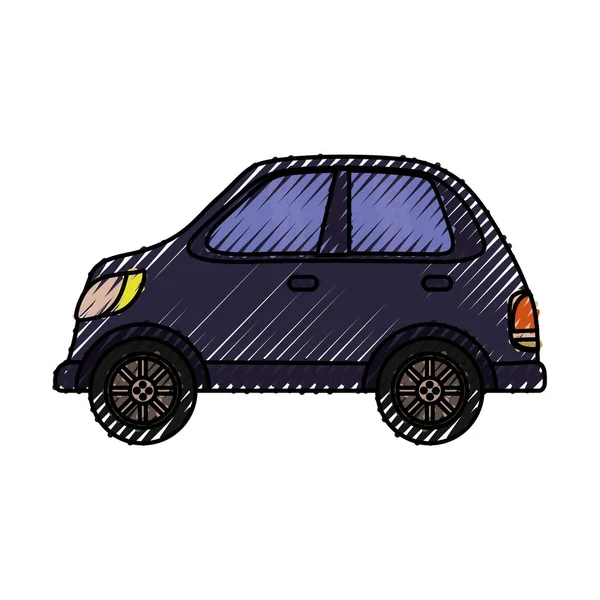 Carro Veículo Isolado Ícone Vetor Ilustração Gráfico Design — Vetor de Stock