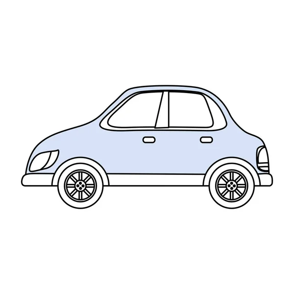 Carro Veículo Isolado Ícone Vetor Ilustração Gráfico Design — Vetor de Stock