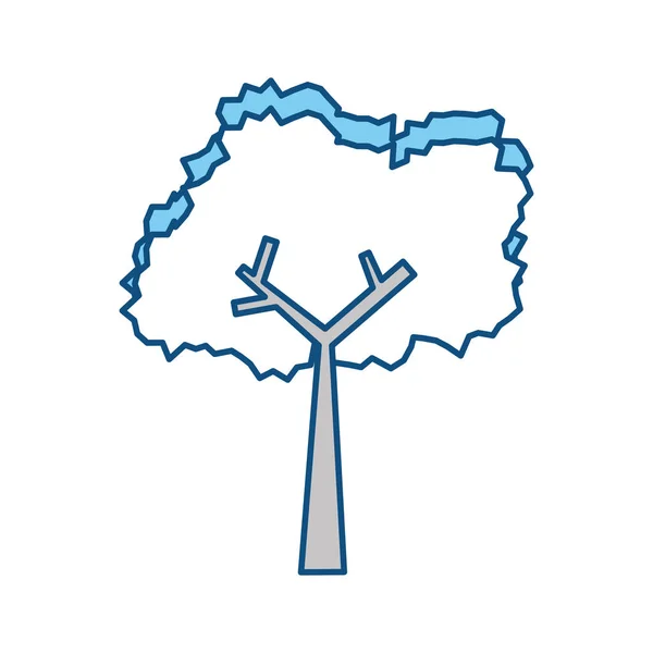 Baum Natur Ökologie Symbol Vektor Illustration Grafik Design — Stockvektor