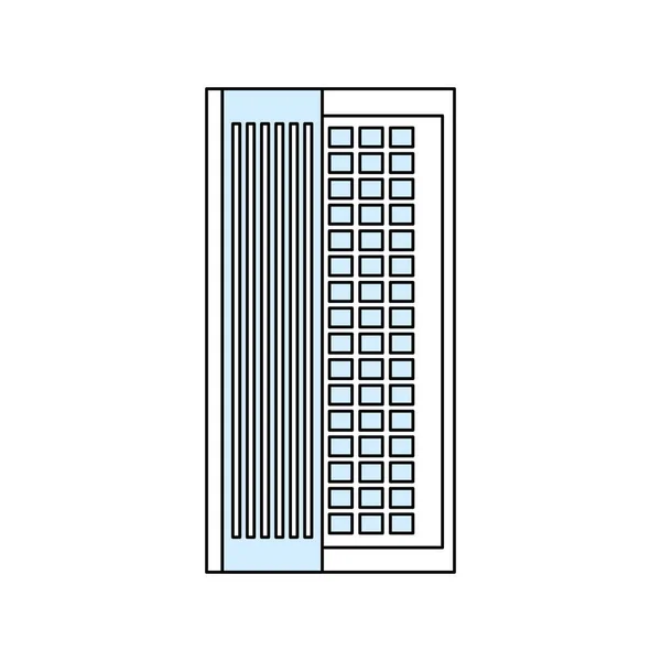Projeto Gráfico Ilustração Vetor Construção Urbana Ícone Torre —  Vetores de Stock