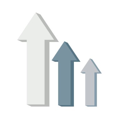 Infographic okları sembol simge vektör çizim grafik tasarım