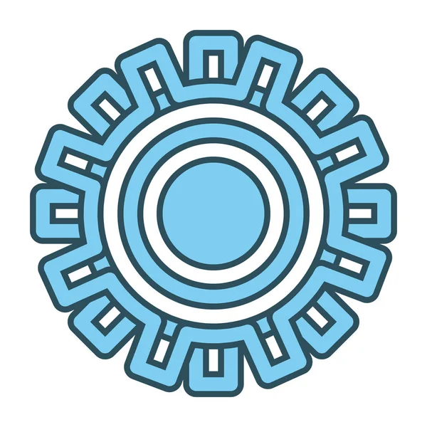 Dişli makine parça simge vektör çizim grafik tasarım