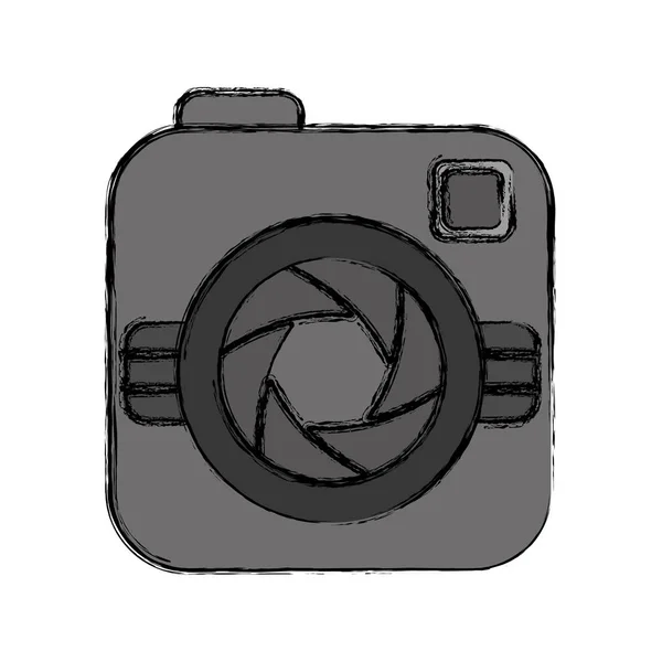 Shutter Kamera Symbol Ikonen Vektor Illustration Grafisk Design — Stock vektor