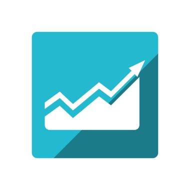 artış simge vektör çizim grafik tasarım yukarı ok