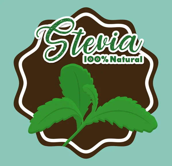 Stevia-Konzeption — Stockvektor