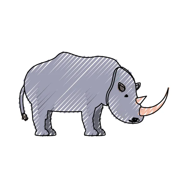 Rhino Векторні ілюстрації — стоковий вектор
