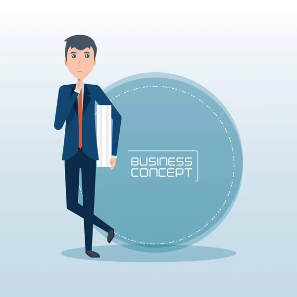 Conception de concept d'entreprise — Image vectorielle