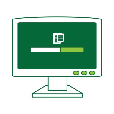 monitör bilgisayar simgesi