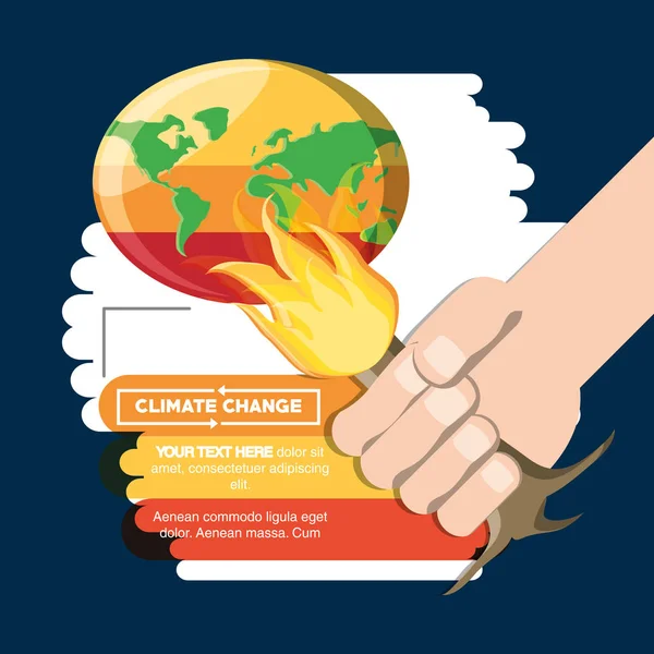 气候变化设计 — 图库矢量图片