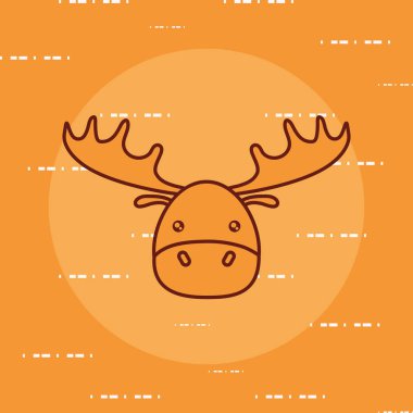 Sevimli geyik simge görüntüsü