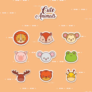 sevimli hayvan tasarımı