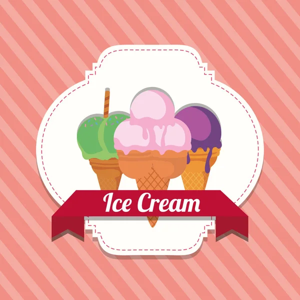 Мороженое — стоковый вектор