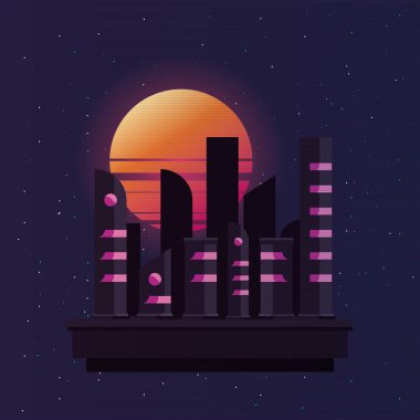 Retro fütüristik tasarımı