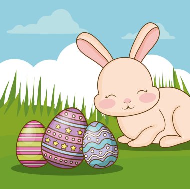 Mutlu Paskalya gün tasarım