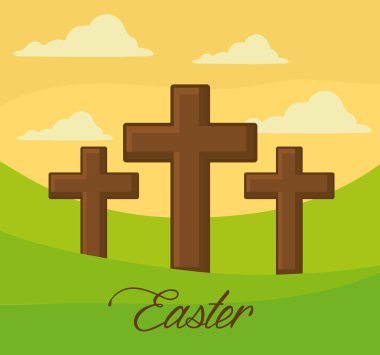 Paskalya kutlamaları tasarım