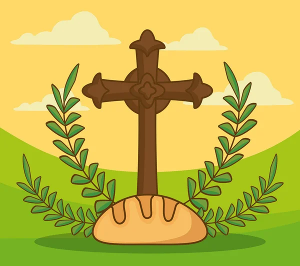 Diseño de celebración de Pascua — Vector de stock