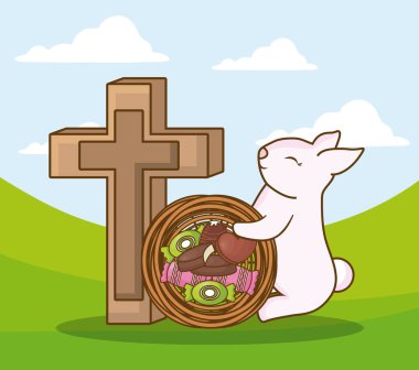 Mutlu Paskalya gün tasarım