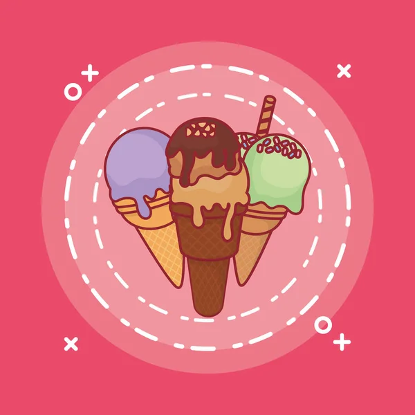 Морозиво дизайн — стоковий вектор