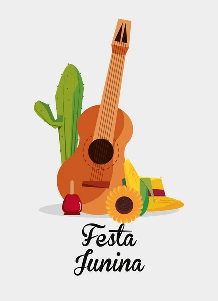 Festa junina tasarımı — Stok Vektör