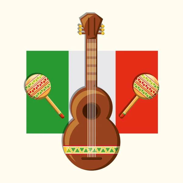 メキシコの国旗デザイン — ストックベクタ