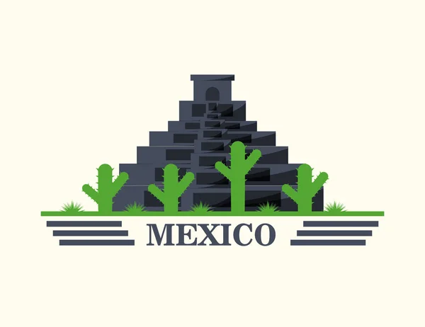 メキシコのコンセプト デザイン — ストックベクタ