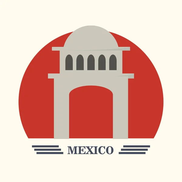 Mexico concept design — Stock Vector