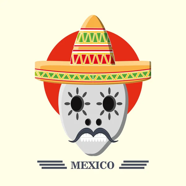 Meksika konsept tasarımı — Stok Vektör