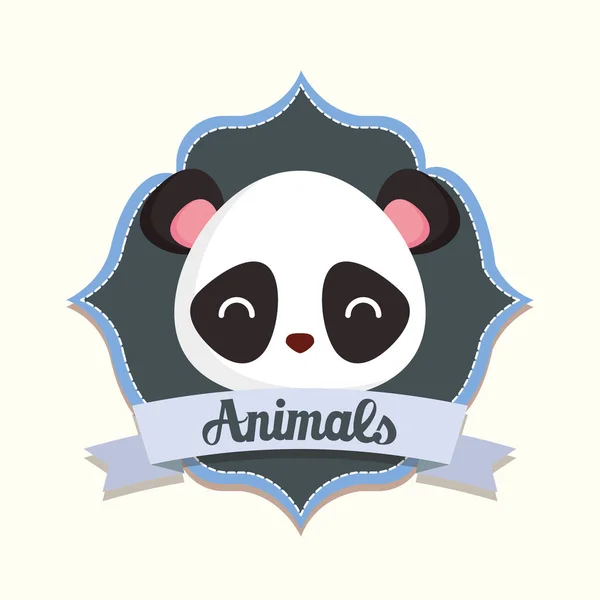 Design animaux mignon — Image vectorielle