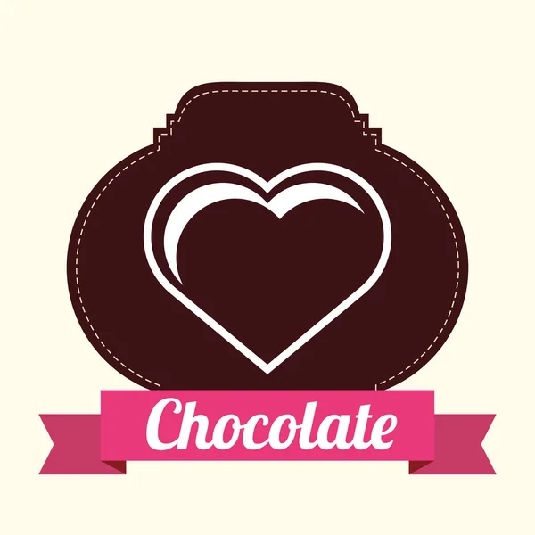 Chocolate candies design — Stock Vector