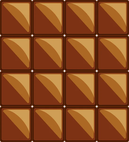 Diseño de barra de chocolate — Archivo Imágenes Vectoriales