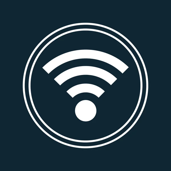 WIFI Tecnologia de comunicação digital — Vetor de Stock