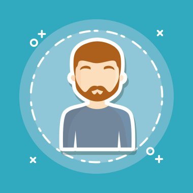 çizgi film adam simgesi