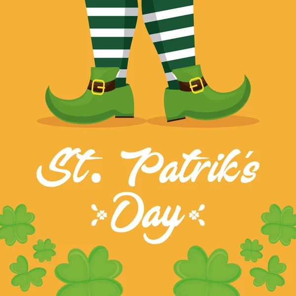 Saint patricks dia design — Vetor de Stock