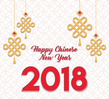 Mutlu Çin yeni yılı tasarım