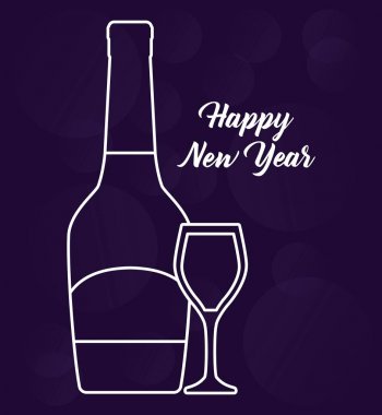 mutlu yeni yıl tasarım