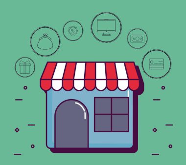 Alışveriş ve indirim tasarım